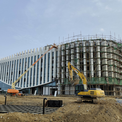 Q235 EPS Alluminio Vetro Facciata continua Profilo Profilo Light Curtain Wall 50mm