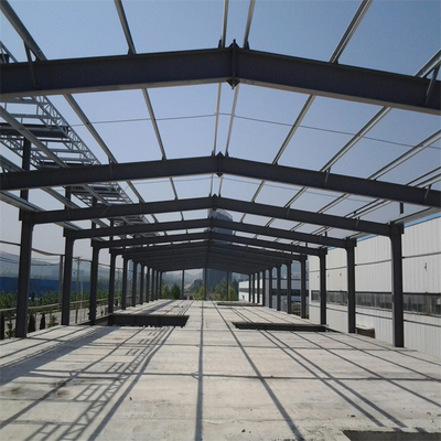 Struttura portale della singola baia di Q235B che perfora struttura d'acciaio portale cad per Hall Shed