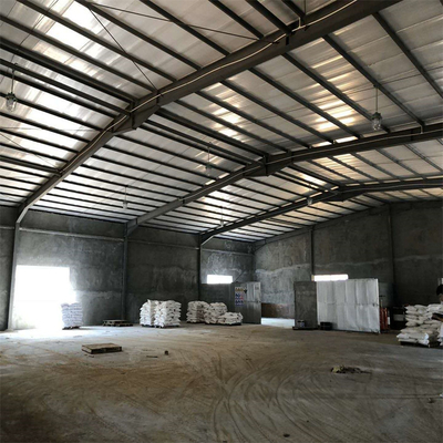 Struttura portale della singola baia di Q235B che perfora struttura d'acciaio portale cad per Hall Shed