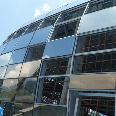 Pannello di vetro esterno FRP della facciata della parete divisoria del rivestimento di Bule Q235B cad