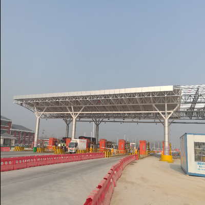 Costruzione del baldacchino della stazione autostradale di Q235B che piega l'installazione galvanizzata di Quilk