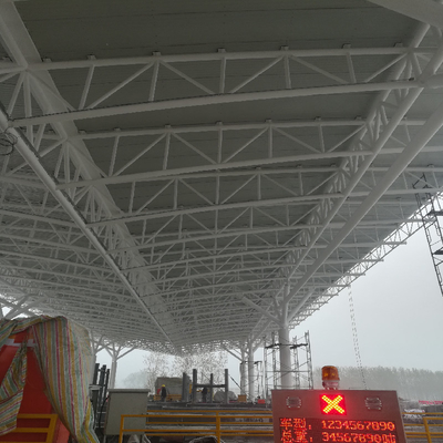 Costruzione del baldacchino della stazione autostradale di Q235B che piega l'installazione galvanizzata di Quilk