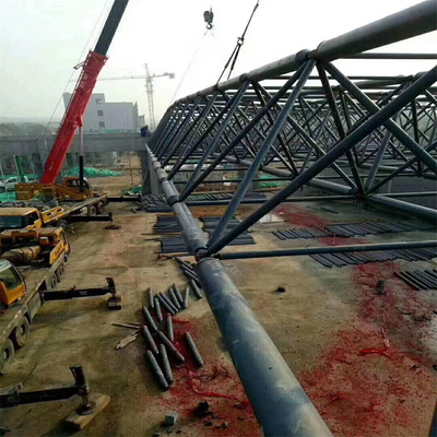 Struttura d'acciaio prefabbricata Q235 dello spazio di progettazione della capriata del tetto di capacità di carico