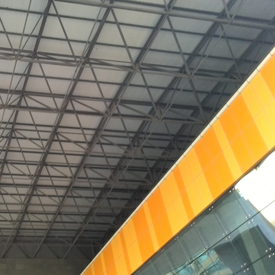 Tetto di lana di roccia della costruzione di edifici delle strutture dello spazio dell'acciaio di S355JR 150mm per lo stadio