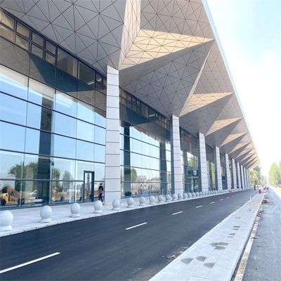 Il tetto dell'aeroporto 960mm delle strutture dello spazio dell'acciaio dell'architettura del tetto di ENV ha personalizzato