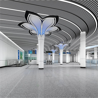 Il tetto dell'aeroporto 960mm delle strutture dello spazio dell'acciaio dell'architettura del tetto di ENV ha personalizzato