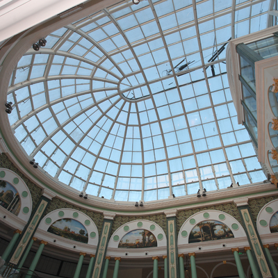 Unità di elaborazione prefabbricata dell'installazione del lucernario della cupola del tetto del metallo per la costruzione di edifici