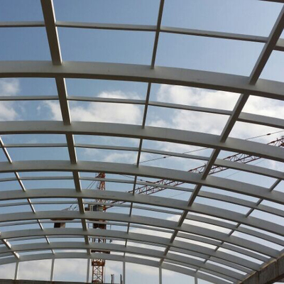 Unità di elaborazione prefabbricata dell'installazione del lucernario della cupola del tetto del metallo per la costruzione di edifici