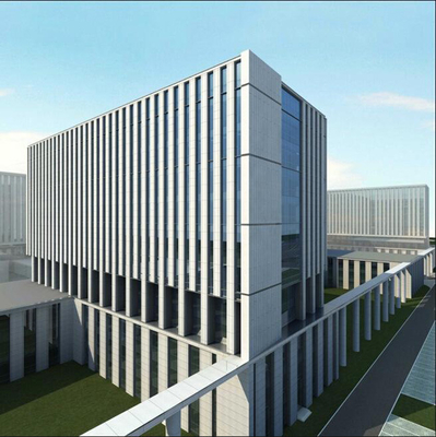 Fashion design Facciate di edifici in vetro Low-E facciate continue in vetro a doppio vetro