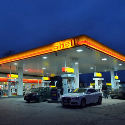 Piegamento del tetto della costruzione 150mm della stazione di servizio della struttura del baldacchino della pompa di benzina Q345