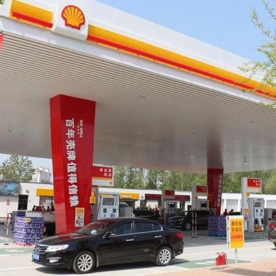 Costruzione 100-300m del baldacchino della stazione di benzina del tetto dell'unità di elaborazione per la struttura d'acciaio