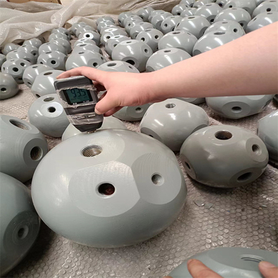 Q235 ha personalizzato il connettore di nodo della struttura dello spazio di Tuball per produzione di schiuma del cono
