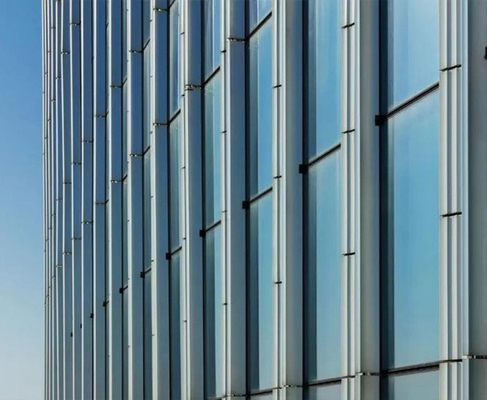 Fashion design Facciate di edifici in vetro Low-E facciate continue in vetro a doppio vetro