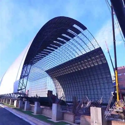 Costruzione di edifici con telaio spaziale in acciaio con design a sfera a bullone a grande portata