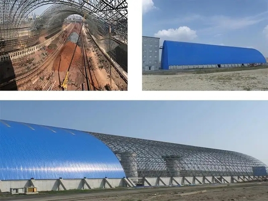Costruzione di edifici con telaio spaziale in acciaio con design a sfera a bullone a grande portata