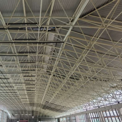 Tetto d'acciaio leggero di costruzione prefabbricato di esagerare della struttura Q235 della struttura dello spazio per lo stadio