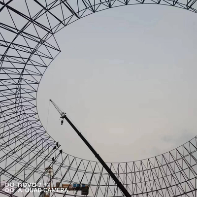 Costruzioni leggera prefabbricata della struttura edile della pagina d'acciaio diametro di 90m e di 70m per stoge