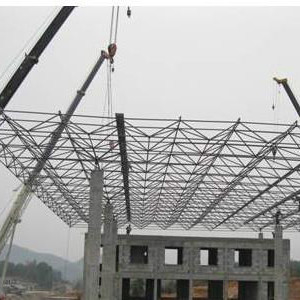 Struttura d'acciaio leggera prefabbricata della stazione di servizio per la struttura edile della costruzione