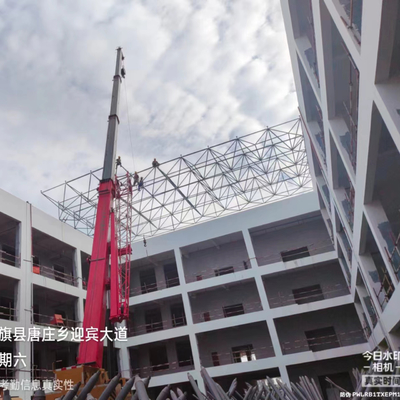 Q235 Costruzione leggera prefabbricata della scuola della struttura edile della struttura d'acciaio grande diametro