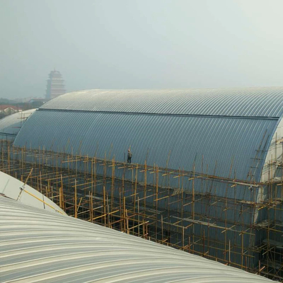 Fortezza Arena acciaio tetto di costruzione pannello sandwich e singolo foglio di acciaio