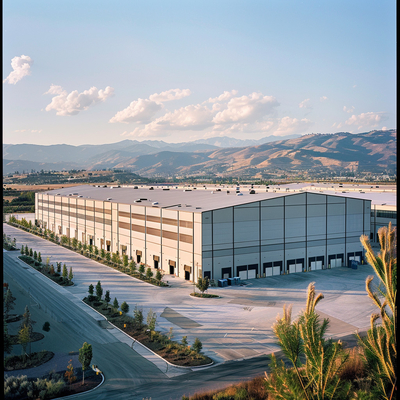Cornici per portali in acciaio per centri logistici Soluzioni edilizie efficienti e flessibili