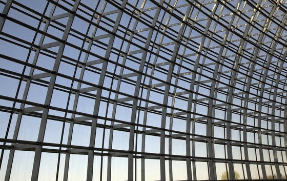 Parete di vetro termico e acustico a doppia laminazione per grandi stazioni e aeroporti