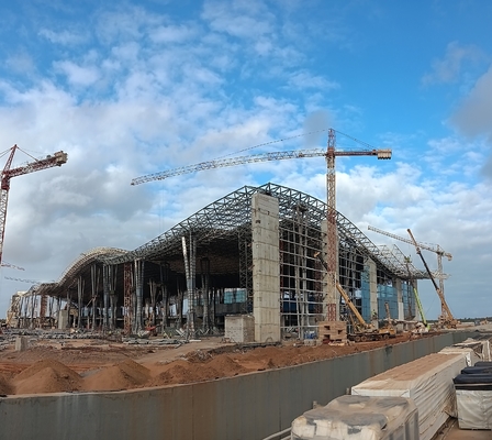 Q355 Costruzione di terminal aeroportuale per edifici di grandi lunghezze