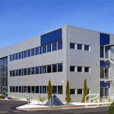 Edificio con struttura in acciaio leggero per officina magazzino standard GB