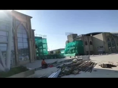 struttura in acciaio a telaio spaziale edificio di magazzino e laboratorio leggero